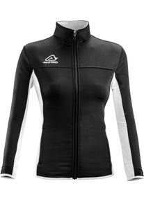 Acerbis Sports Belatrix, giacca della tuta da ginnastica donna , colore: Nero/Bianco , dimensione: S