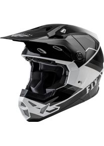 Fly Racing Formula CP Rush, casque de motocross , couleur: Gris/Blanc/Noir , taille: L