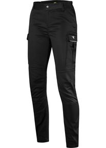 Diadora Utility Athena Cargo, pantalon de travail pour femmes , couleur: Noir , taille: 46