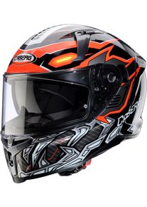 CABERG Avalon X Gurkha, casco integrale , colore: Nero/Grigio/Arancione Fluo , dimensione: L