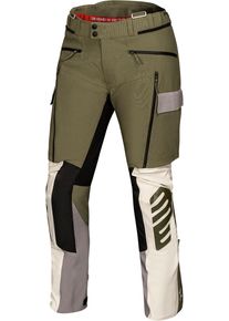 iXS Venture-STX 1.0, pantalon textile imperméable pour femmes , couleur: Olive/Gris/Gris Clair , taille: L