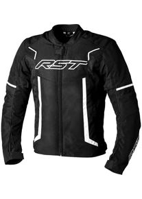 RST Pilot Evo, textile jacket waterproof , color: Black/White , size: L
