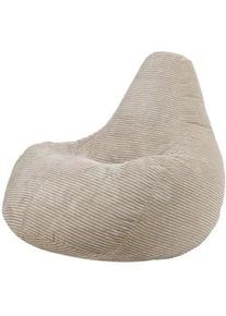 I.C.O.N. icon Sitzsack Dalton , Beige , Textil , 200 L , Freiform , 90x73x84 cm , Hergestellt in Deutschland, Oeko-Tex® Standard 100, Reach , Wohnzimmer, Hocker, Sitzsäcke, XXL Sitzsäcke