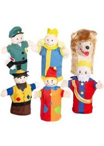 Roba Kasperfiguren 6-teilig , Multicolor , Textil , 23x6.5x28.5 cm , Spielzeug, Kinderspielzeug, Sonstiges Spielzeug