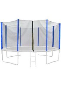 Jawinio Sicherheitsnetz Trampolin 427 cm Blau , Kunststoff , 427x427 cm , Outdoor Spielzeug