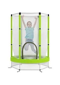 Aiyaplay Kinder Trampolin, Grün, Stahl, Kunststoff , Metall , 140x140 cm , Outdoor Spielzeug