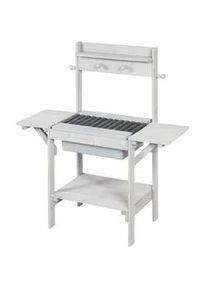 Roba Matschküche 'Bbq' Matschküche 'Bbq' grau , Grau , Holz , Rechteckig , 82x35 cm , unisex , Outdoor Spielzeug