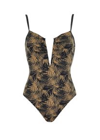 Olympia Damer Badedragt beige / sort St&oslash;rrelse S