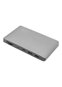 Digitus - docking station - USB-C 3.1 Gen 1 / Thunderbolt 3 - 2 x DP - GigE