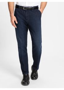 Brühl Heren jeans in dark blue denim ,maat 48, Witt, 88% Katoen, 10% Polyester, 2% Elastan