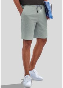 Heren Sweatshort in lichtgroen gemêleerd ,maat S, WITT, 60% Katoen, 40% Polyester