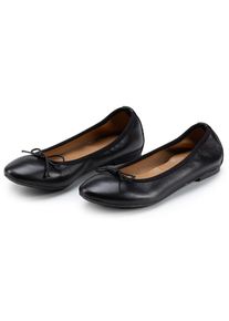 Anna Morellini Leren ballerina's "Eridinetta" zwart - 81% | Maat: 36