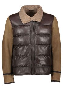 Bugatti Leren jas bruin/lichtbruin - 72% | Maat: 50 |