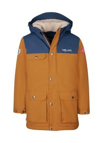 Trollkids Parka "Gudvangen" lichtbruin/blauw - 52% | Maat: 176 |