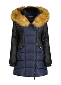 Geographical Norway Parka "Ausmose" donkerblauw/zwart - 73% | Maat: