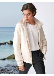 WHITE LABEL - Wendejacke, weiss, Gr. 46, Kunstfaser