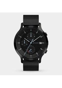 Chronograph Solar I - Orologio da uomo - Nero - Vetro minerale temprato con zaffiro - Mesh Nero Spazzolato - 42,5 mm - Movimento al quarzo solare -