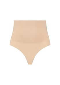 Bye Bra Dames Shapingslip 'Seamless High Waist Thong' beige S