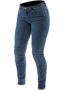 Dainese 5-Pocket Denim Slim Plus, femme en jeans , couleur: Bleu , taille: 32