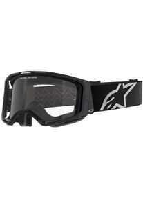 Alpinestars Vision 8 Corp, veiligheidsbril , kleur: Zwart/Wit Helder