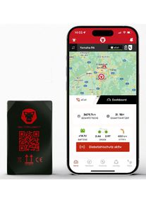 RideLink Wingman 4G, Dispositif de localisation GPS , couleur: Noir
