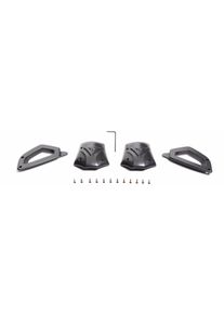 Dainese Axial 2, talons inférieurs , couleur: Noir