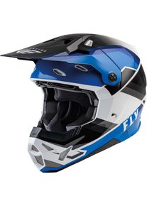 Fly Racing Formula CP Rush, casque de motocross , couleur: Noir/Bleu/Blanc , taille: S