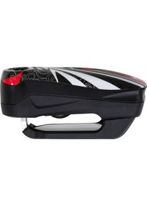 Abus Detecto 7000 RS1 Flame, verrouillage du disque de frein ave , couleur: Noir/Blanc/Rouge