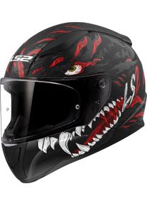 LS2 FF353 Rapid II Kaiju, integraalhelm , kleur: Mat Zwart/Rood/Wit , maat: XL