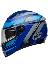 Bell Lithium MIPS Podium, full face helmet , color: Black/Blue/Light Blue , size: S