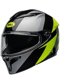 Bell Lithium Shear, full face helmet , color: Black/Grey/Neon-Yellow , size: S