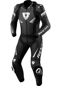 Revit Argon 2, leren pak 2st. geperforeerd , kleur: Zwart/Wit , maat: 48