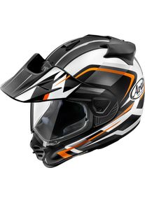Arai Tour-X5 Discovery, Capacete de enduro , cor: Mate Preto/Branco/Cor-De-Laranja , tamanho: XS