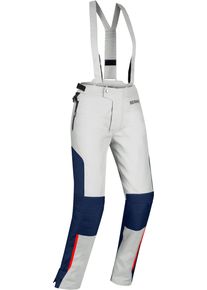 Bering Siberia, textile pants waterproof women , color: Light Grey/Blue/Red , size: T5