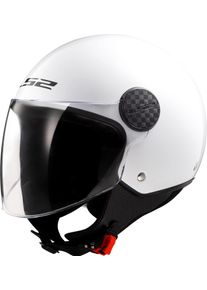 LS2 OF558 Sphere II Solid, open face helmet , color: White , size: XL