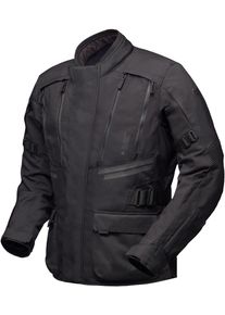 Modeka Lucano, veste textile imperm&eacute;able , couleur: Noir , taille: XL