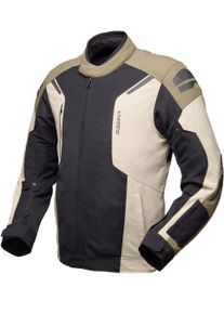Modeka Khao Air II, textile jacket waterproof , color: Black/Beige/Light Brown , size: 3XL