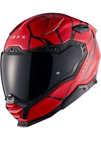 Nexx X.WST3 B-Side, capacete integral , cor: Mate Vermelho/Preto , tamanho: XXL