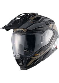 Nexx X.Wed3 Gobi, capacete de aventura , cor: Preto/Branco/Bege , tamanho: XL