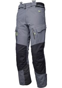 Modeka Paneo LT, pantalon textile imperméable , couleur: Gris/Noir , taille: XXL