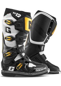 Gaerne SG-12 Luxe, Bottes , couleur: Noir/Blanc/Or , taille: 42 EU