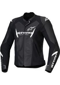 Alpinestars Stella Faster V3, giacca di pelle donna , colore: Nero/Bianco , dimensione: 50