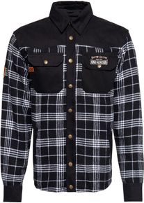 King Kerosin Motor Gear - Kustom Kulture, overhemd/jasje van tex , kleur: Zwart/Wit , maat: L