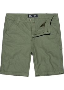 Vintage Industries Dayton, pantaloni tessili corti , colore: Oliva , dimensione: W31