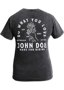 John Doe Rose, t-shirt femmes , couleur: Noir/Blanc , taille: M