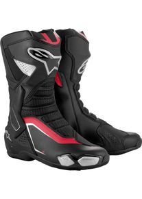 Alpinestars SMX-6 V3, boots , color: Black/Silver/Red , size: 39 EU