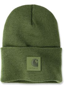Carhartt Watch, Beanie , farve: M&oslash;rkegr&oslash;n , st&oslash;rrelse: En st&oslash;rrelse