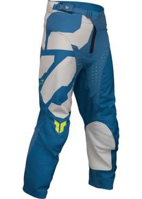 Thor Launchmode Forge, textile pants youth , color: Blue/Grey/Neon-Green , size: 18