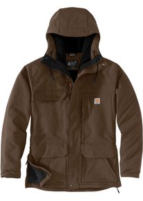 Carhartt Super Dux Bonded, textile jacket , color: Dark Brown , size: S