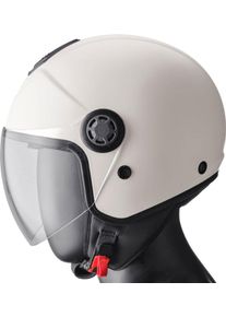GMS-Moto Gelato Vanilla, casco aperto , colore: Bianco , dimensione: XL